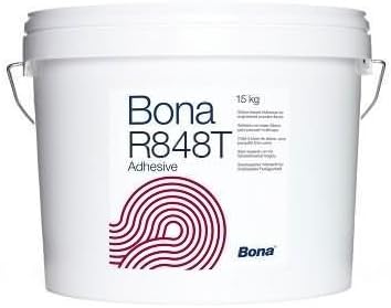 Bona R848T 15 kg Parkettkleber, Silikon, Flüssig, Klar, Hoch viskos, Wasserfest, Schnelltrocknend, A