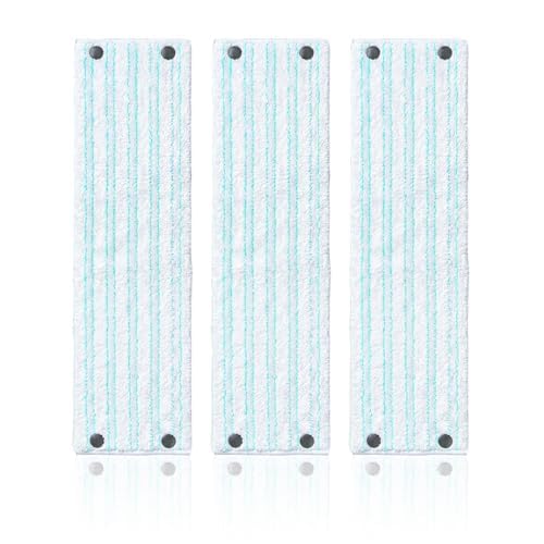 3 Ersatz-Wischbezüge für Leifheit CLEAN Twist XL, Bodenwischer Ersatzbezug für Combi XL Micro Duo, F