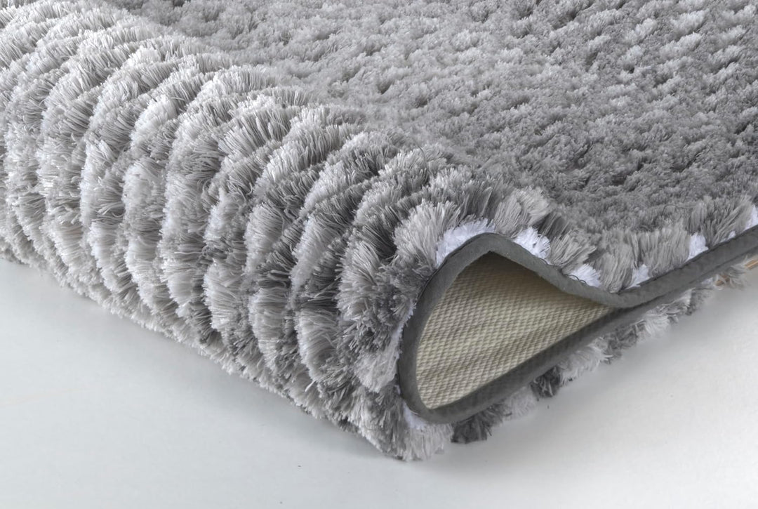 Kleine Wolke Badteppich Cory Anthrazit 60x 60 cm grau, 229121901135
