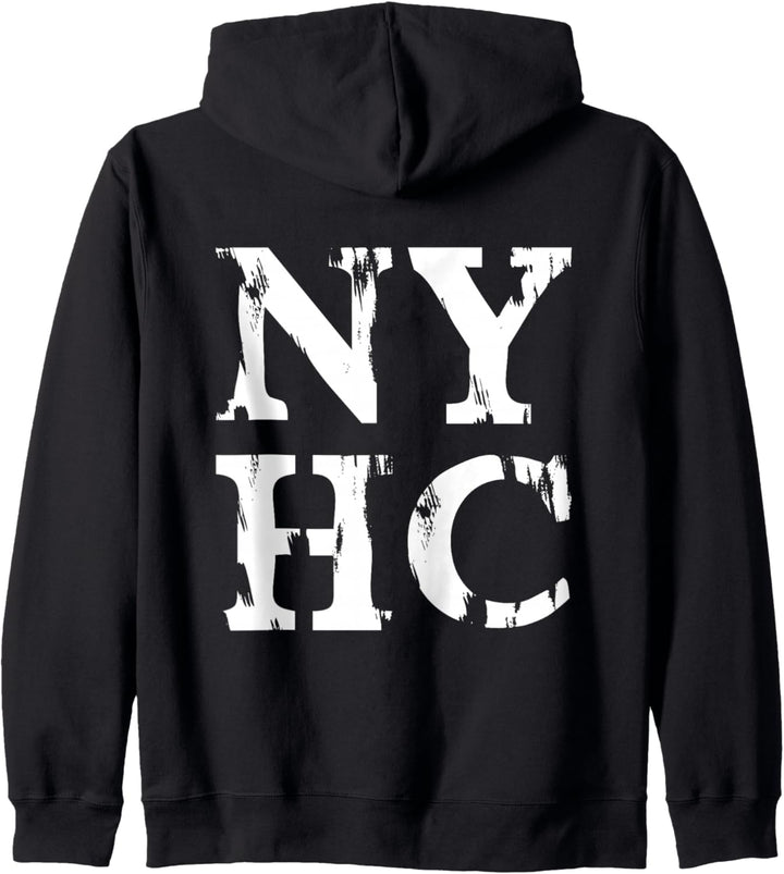 Distressed NYHC New York Hardcore Punk Kapuzenjacke