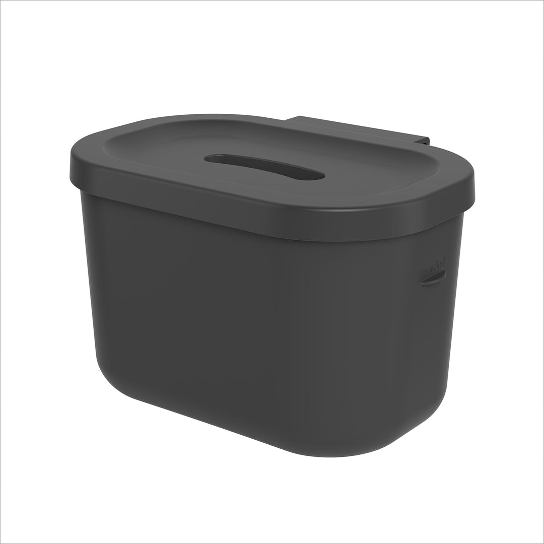 Rotho Salsa Biomülleimer 3,2l, mit Decekl Komposteimer, integrierte Hängevorrichtung, Kunststoff, 22