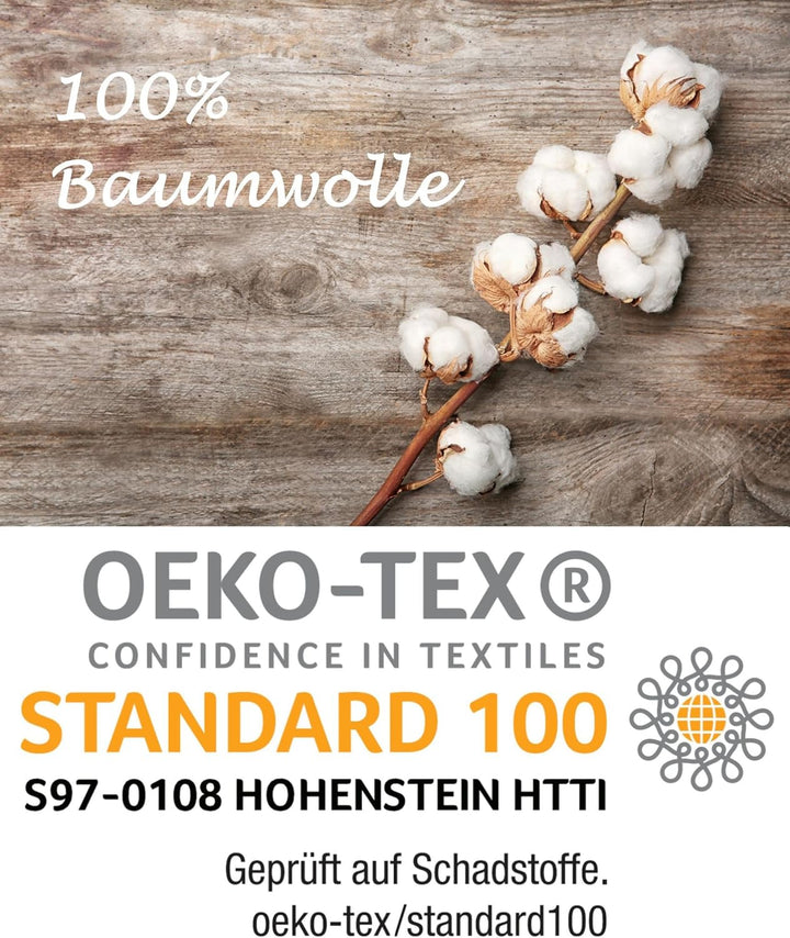 Kaeppel Biber Bettlaken Betttuch 180-200x200 cm Spannbettlaken 14 Farben Uni Öko, Farbe:Anthrazit 20
