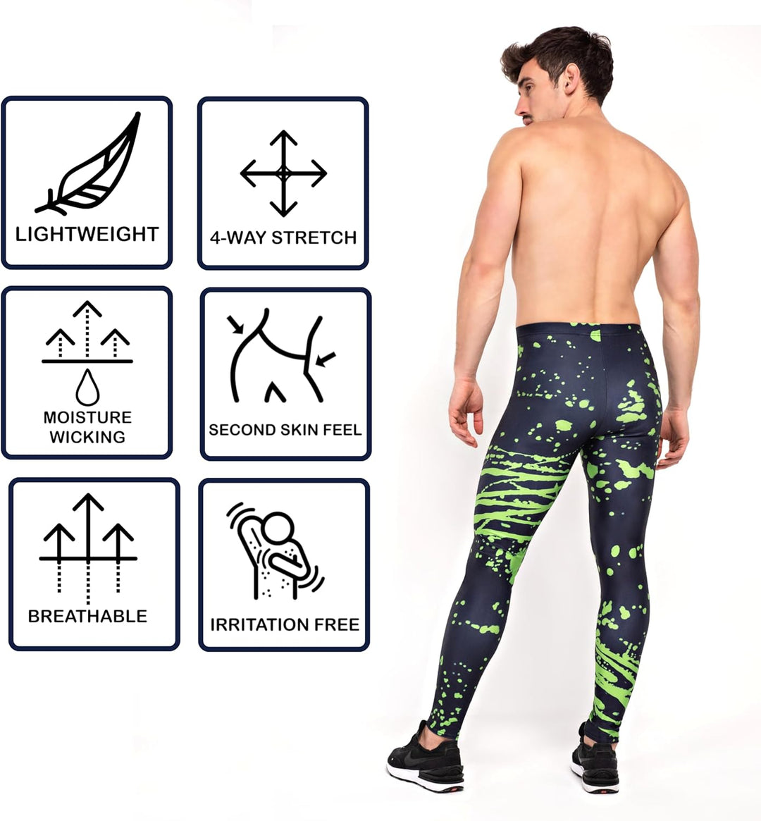 Kapow Meggings - Die originalen Männer-Leggings: Ideal für Fitness, Laufen, Mode, Festivals, Partys