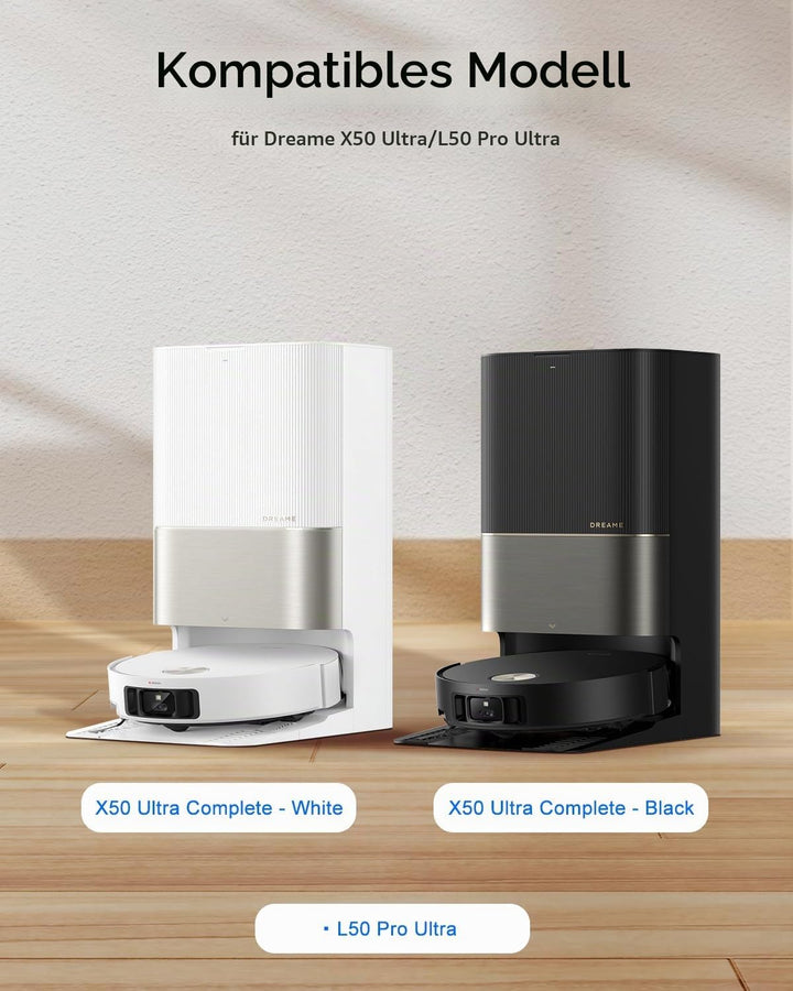 Zubehörset Ersatz für Dreame X50 Ultra Complete/L50 Pro Ultra/L40s Pro Ulta/X50 Master Saugroboter,
