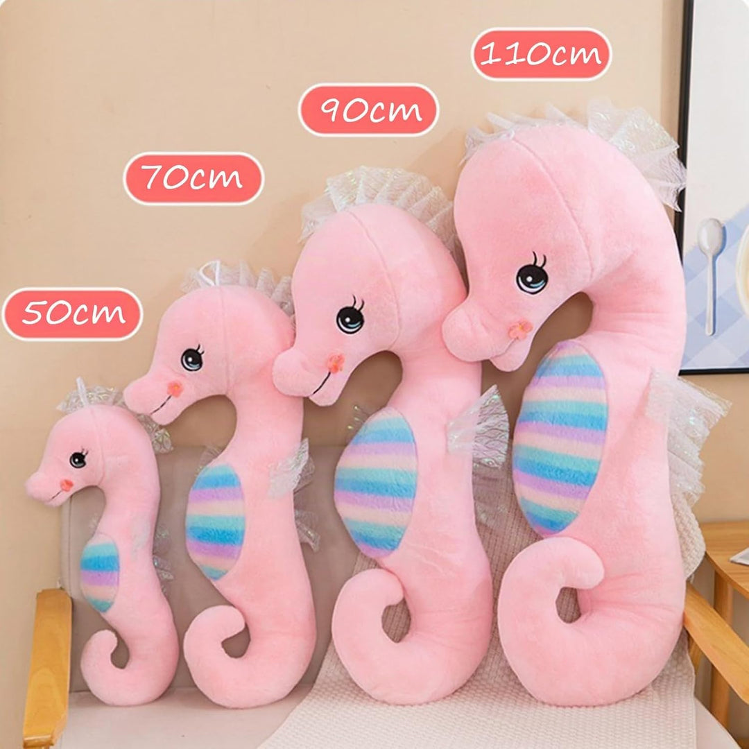 Seepferdchen Kuscheltier Süsse Seepferdchen Plüschtier Stofftier, Weiches Seepferdchen Kissen Gesche
