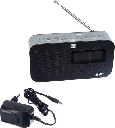 Dual 74872 DAB 71 Portables Digitalradio (UKW/DAB+ Tuner, Senderspeicherfunktion, LC-Display, Netz-