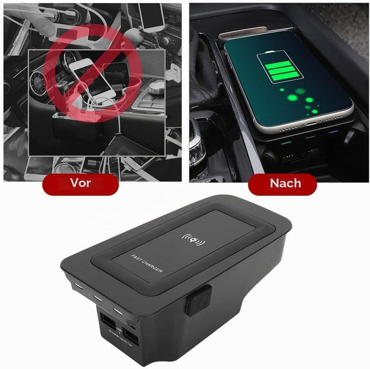 Kabellose Kfz-Ladegeräte, Kfz Ladegeräte Kabellose 15W Car Wireless Charger Auto Ladegerät Wireless