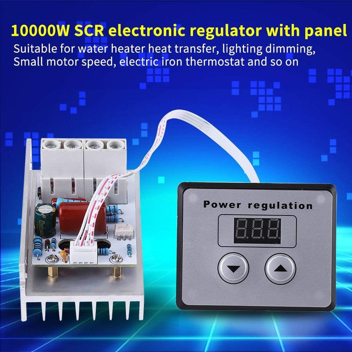 10000W SCR Regler Dimmer AC 220V 80A Spannungsregler PWM-Regler SCR-Speed Control-Dimmer-Thermostat