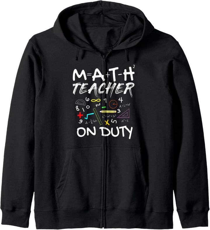 Mathematiklehrer im Dienst - Schullehrer Kapuzenjacke