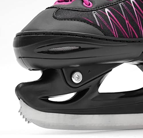 SMJ sport Kinder Mädchen 2IN1 Inlineskates Schlittschuhe Verstellbar Inliner ABEC7 LEA 26-29, 26-29