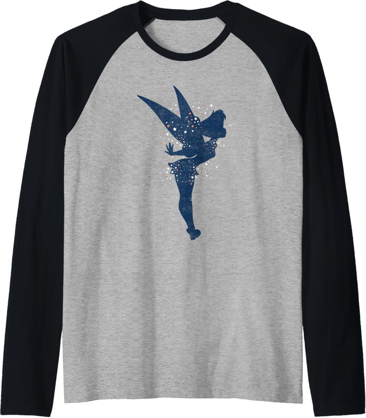 Disney Peter Pan Tinkerbell Americana Shadow Raglan