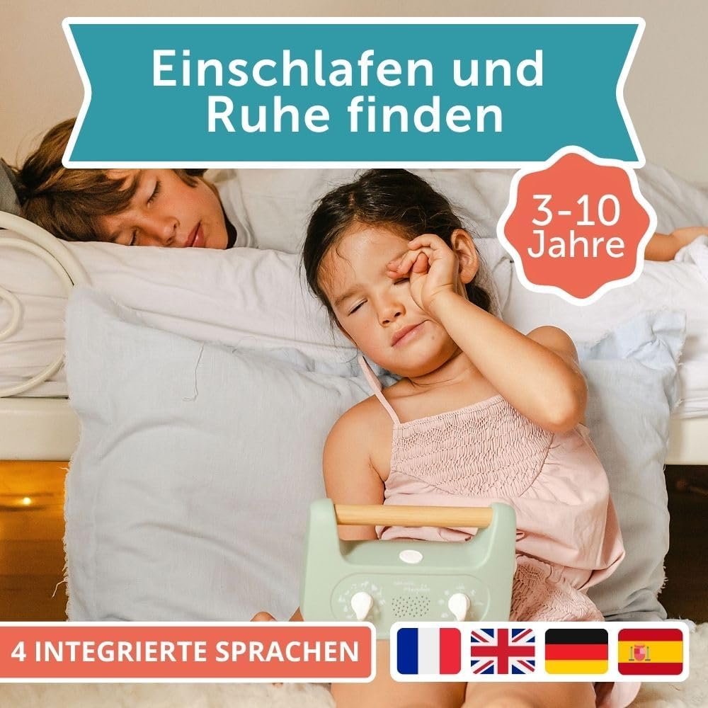 My Little Morphée - Meditationsbox zur Förderung von Schlaf und Beruhigung von Kindern ab 3 Jahren,