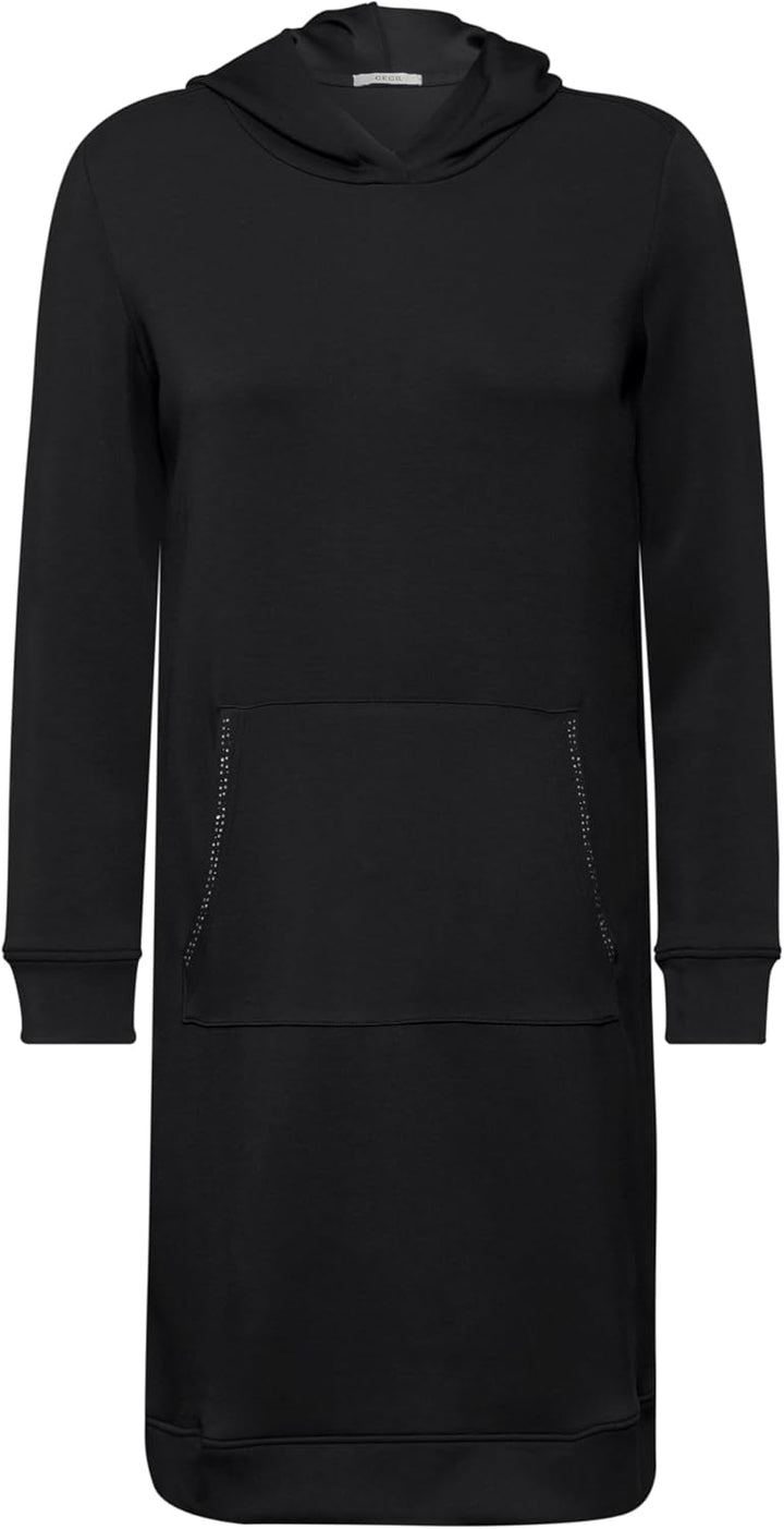 Cecil Damen Kapuzenkleid XS Schwarz, XS Schwarz