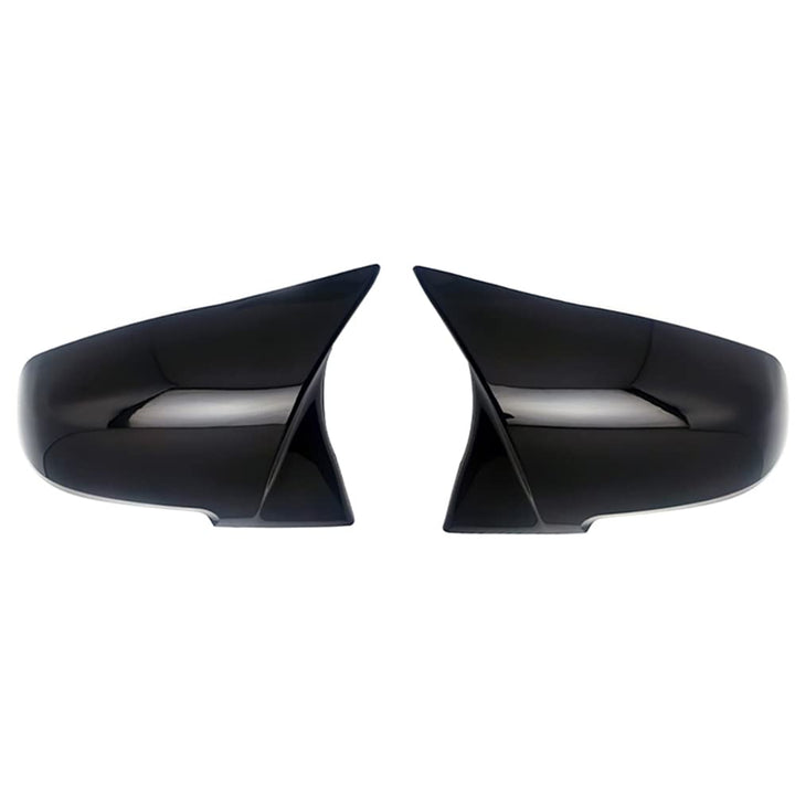 KYYET Spiegel Startseite Kappen für F20 F21 F87 M2 F23 F30 F36 X1 E84 schwarz glänzend M Style Gloss