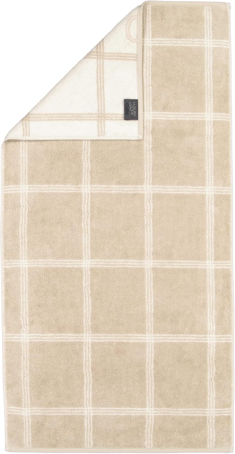 Cawö Luxury Home Duschtuch Two-Tone 604 | 33 Sand - 80 x 150 Duschtuch 80 x 150 cm, Duschtuch 80 x 1
