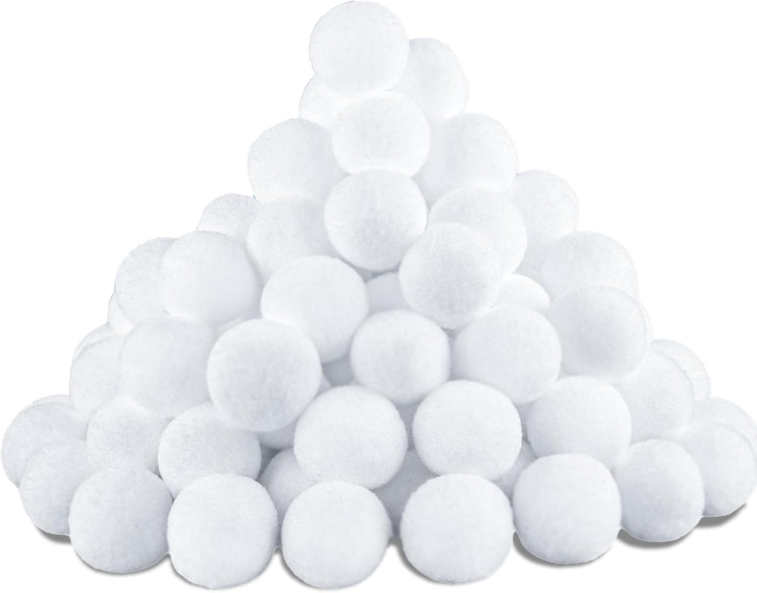 40 Stück Künstliche Schneebälle Weiss für Kinder Erwachsene Indoor Schneebälle Weihnachten Schneball