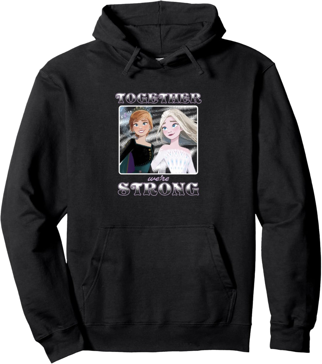 Disney Frozen 2 Anna & Elsa Together We're Strong Pullover Hoodie