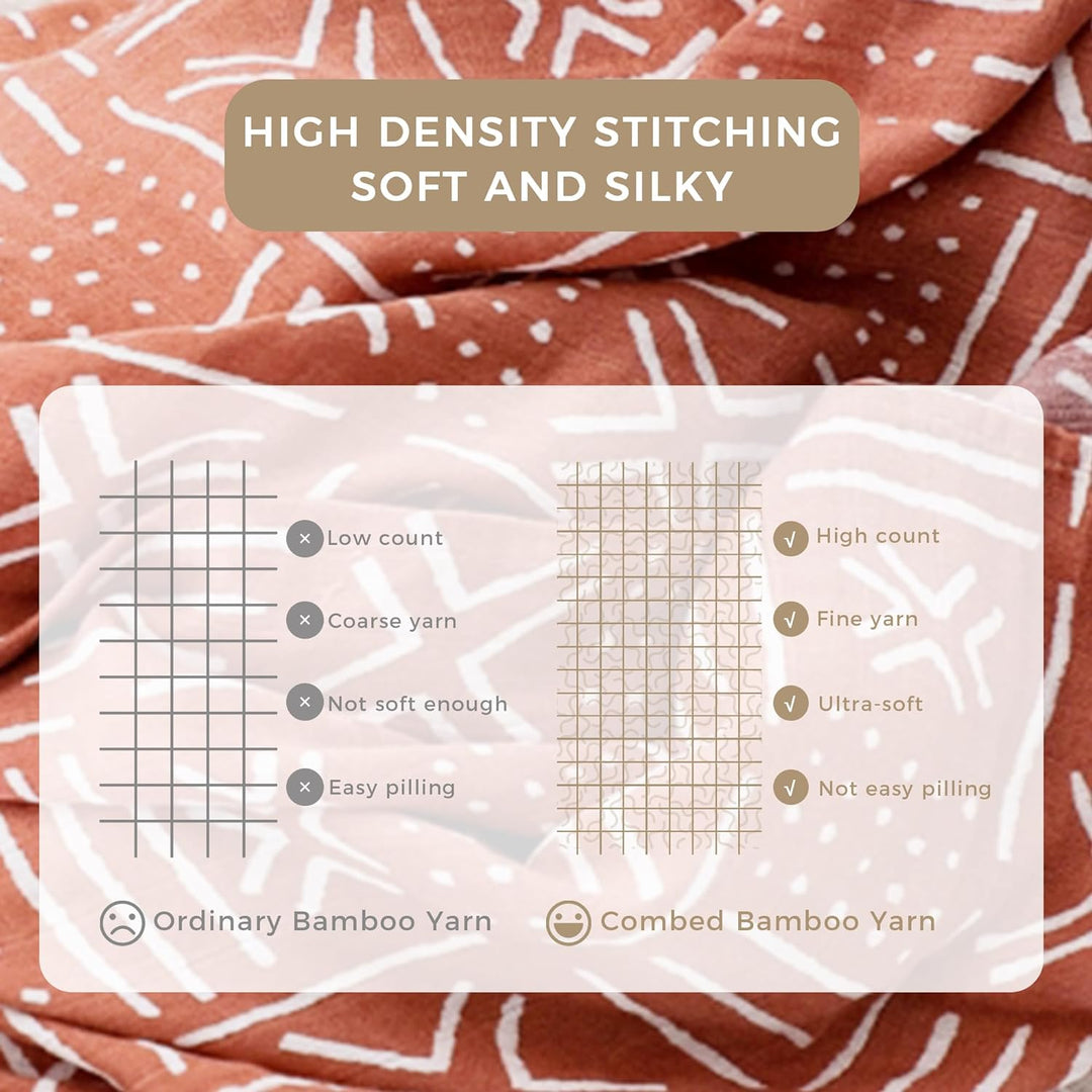 Moonkie Muslin Swaddle Blanket, Essentials Baby Empfangsdecke für Mädchen und Jungen, Säugling tragb