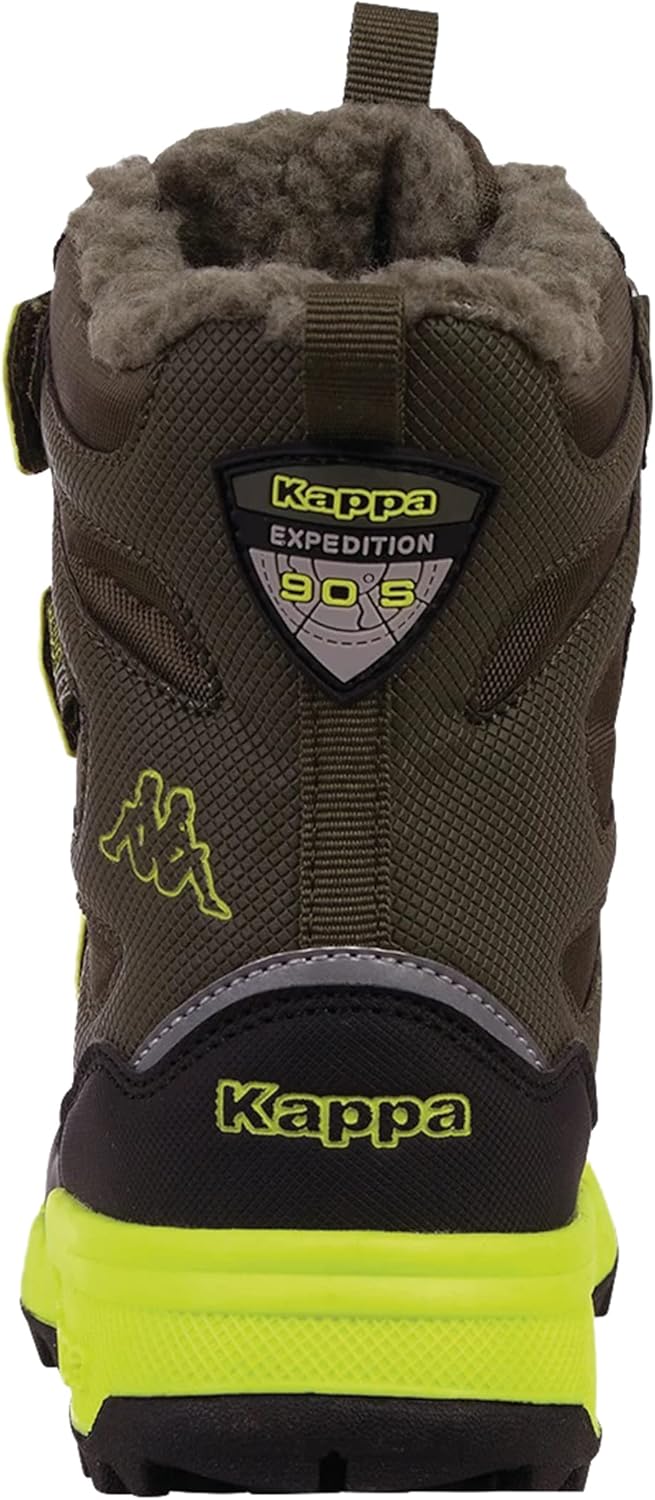 Kappa Unisex Kinder Stiefel Winterschuh gefüttert Stylecode 260903K Schwarz 30 EU Grün, 30 EU Gr