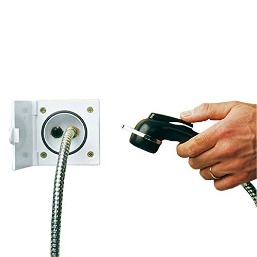BERGER Camping Accessories Wohnwagen Wasseranschluss Set Wasserzulaufschlauch Aussenwand Anschluss f