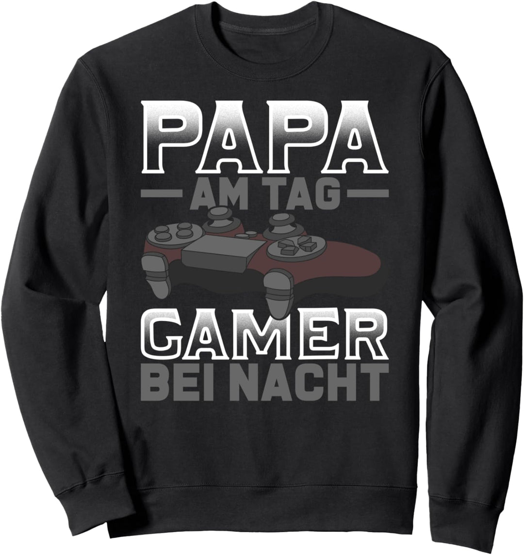 Gamer Papa Nerd Videospiel Geek Vatertag Lustiges Gaming Sweatshirt