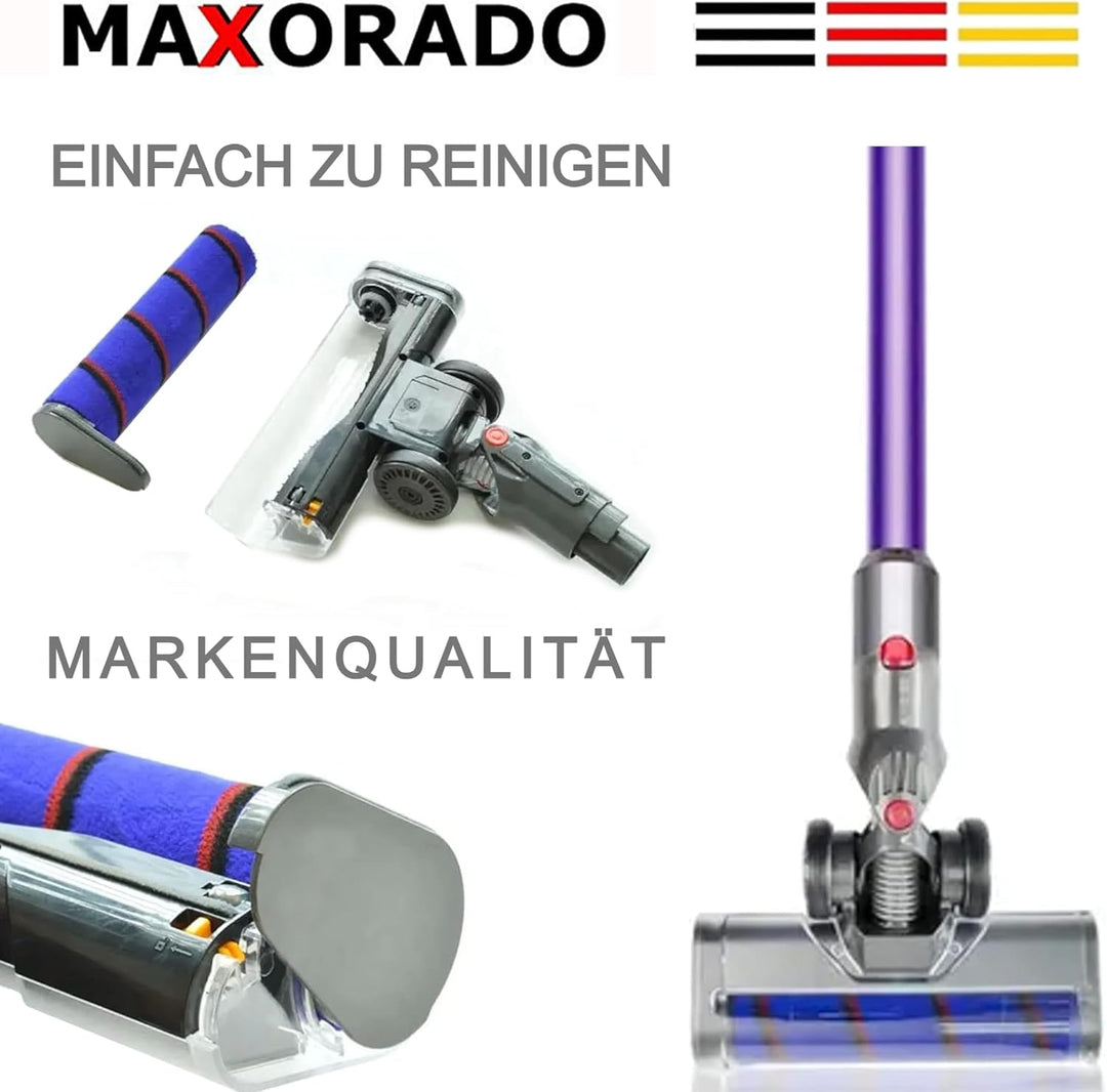 Turbobürste + Rohr + Parkettdüse für Dyson V7 V8 V10 V11 V15 Zubehör Set Staubsaugerrohr Staubsauger