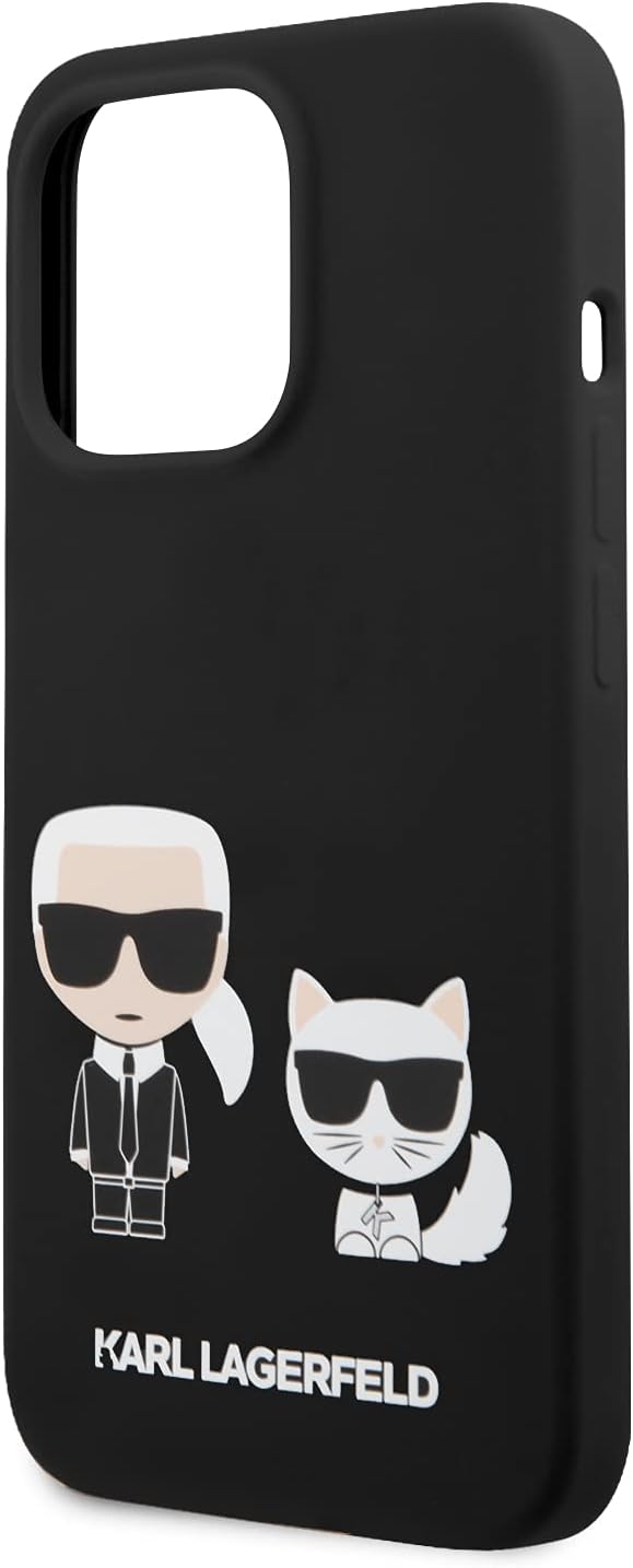 Karl Lagerfeld KLHMP14LSSKCK Hülle für iPhone 14 Pro 6,1" hardcase schwarz/Black