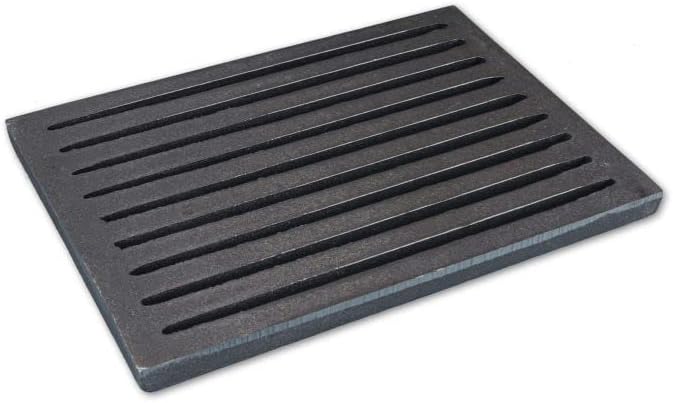 Grillrostprofi Ascherost - Feuerrost - Kohlerost - Kaminrost in Premium-Qualität, Gusseisen, 16 x 22