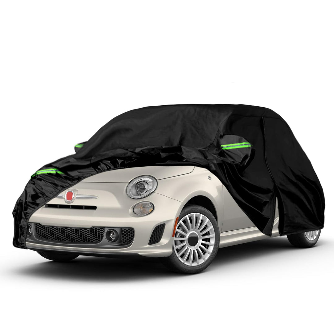 Autoabdeckung Wasserdicht Ersatz für FIAT 500/500C/500E/Abarth 2007-2023 Auto Abdeckplane, Autoplane