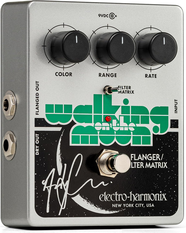 Electro Harmonix Walking on the Moon Andy Summers Sign. Flanger