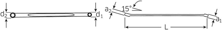 Stahlwille Doppelringschlüssel Spline Gr.22 x 24 11/16 x 3/4" L.365 mm