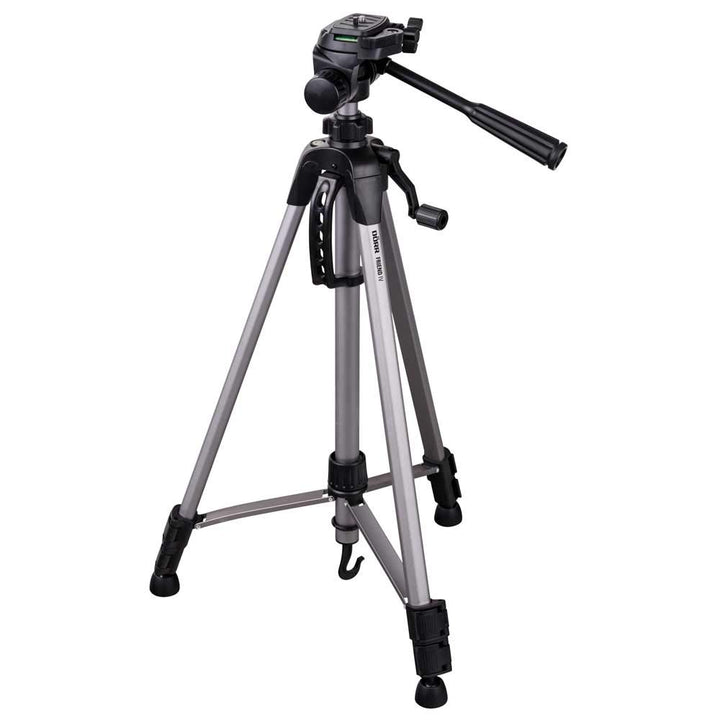 Dorr 380064 Friend IV Stativ mit 3-Wege-Schwenkkopf, Aluminium, Schwarz