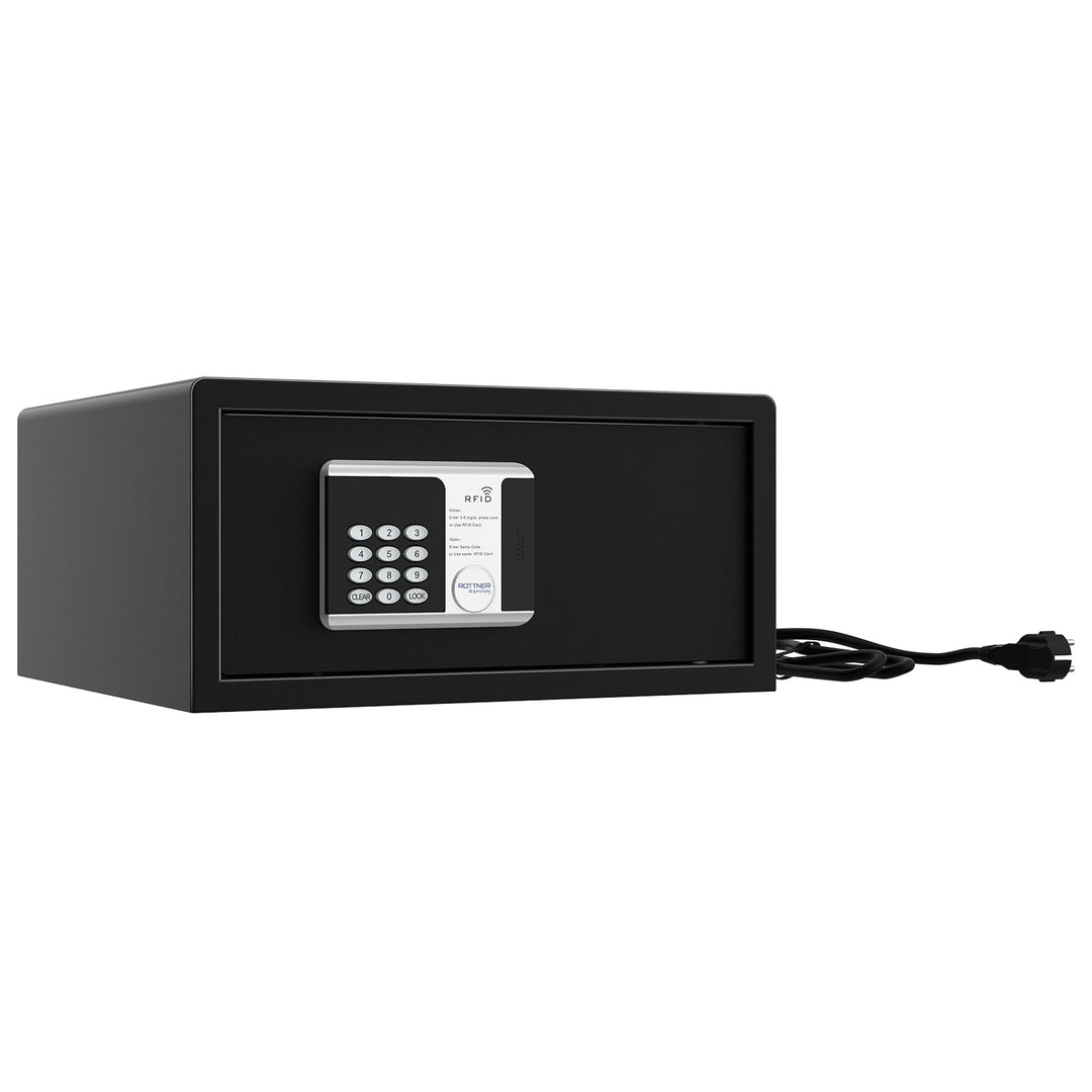 Rottner Möbeltresor RFID LAP 200V USB-C gleichschliessend Anthrazit Feuerfalz Notöffnung Innenbeleuc