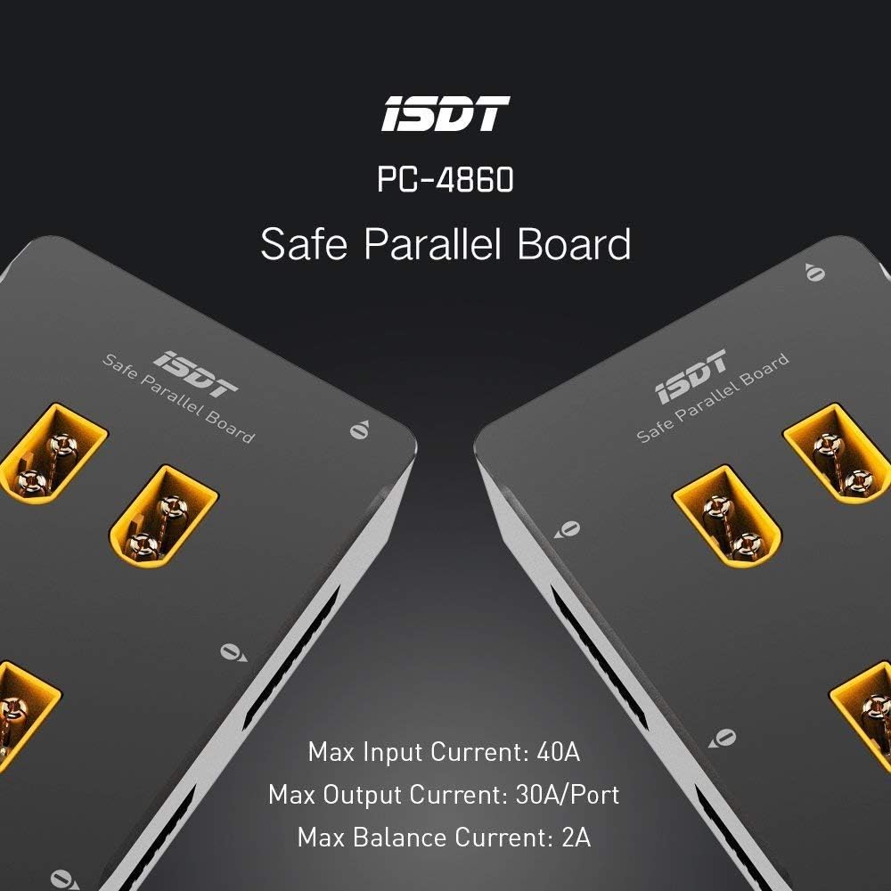 ISDT PC-4860S Lipo Akku Parallel Ladekarte,RC Lipo Balanced Parallel Charging Board,Sicher Parallel