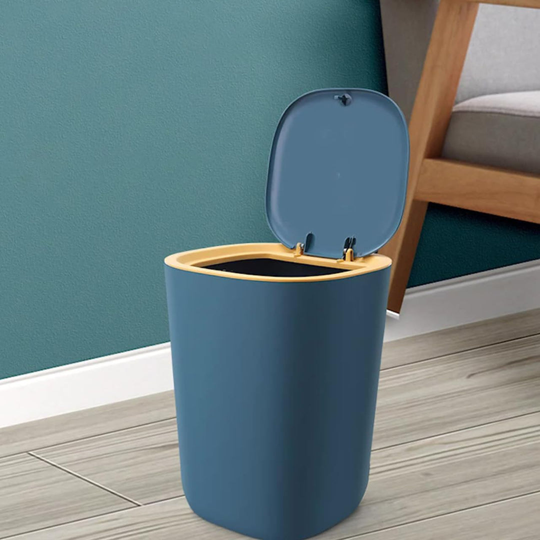HEMOTON Kompakter Flip Mülleimer Mit Deckel 10.4 Zoll Mülltonne Für Küche Und Schlafzimmer Abfallkor