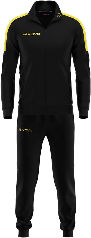 Givova Tr033 Jumpsuit 3XS schwarz / gelb, 3XS schwarz / gelb