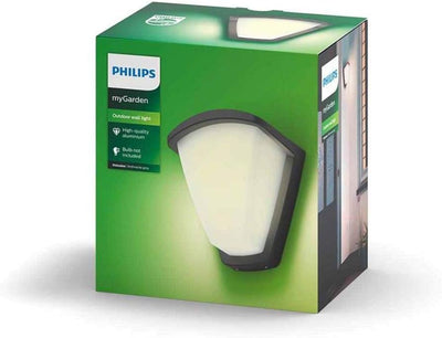 Philips myGarden Wandleuchte Kiskadee, 42W, anthrazit Ohne Bewegungsmelder, Ohne Bewegungsmelder