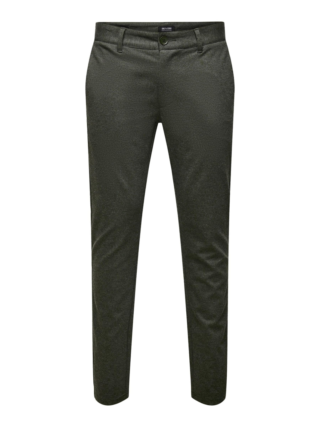 ONLY & SONS Herren Chino Hose ONSMARK 2911 - Slim Fit - Schwarz W28-W38 Stretch 30W / 34L Olive Nigh