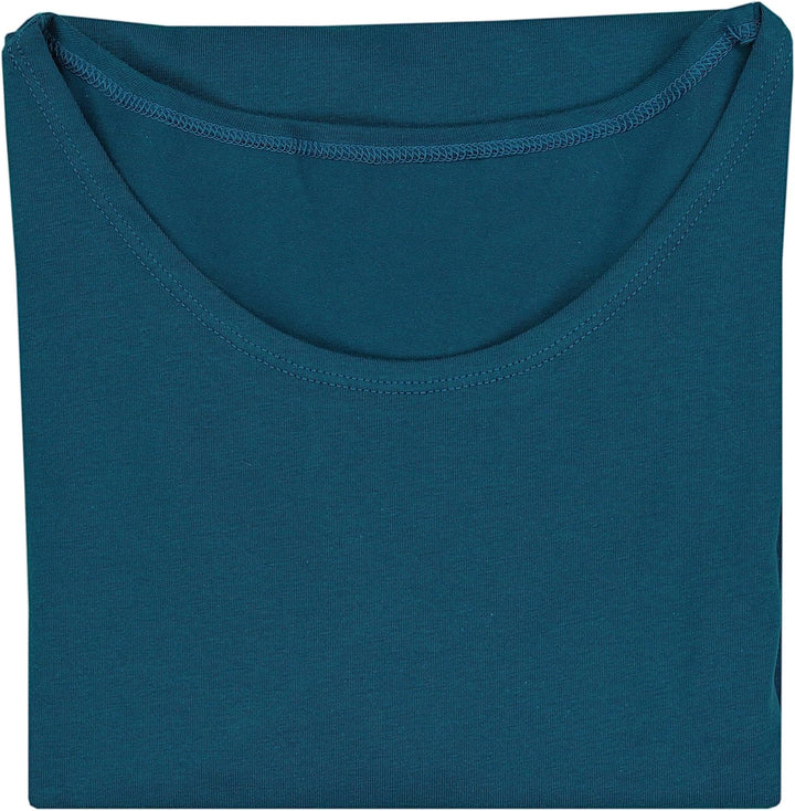 Damen Shirt 3/4 Arm mit Rundhals S Petrolgrün, S Petrolgrün