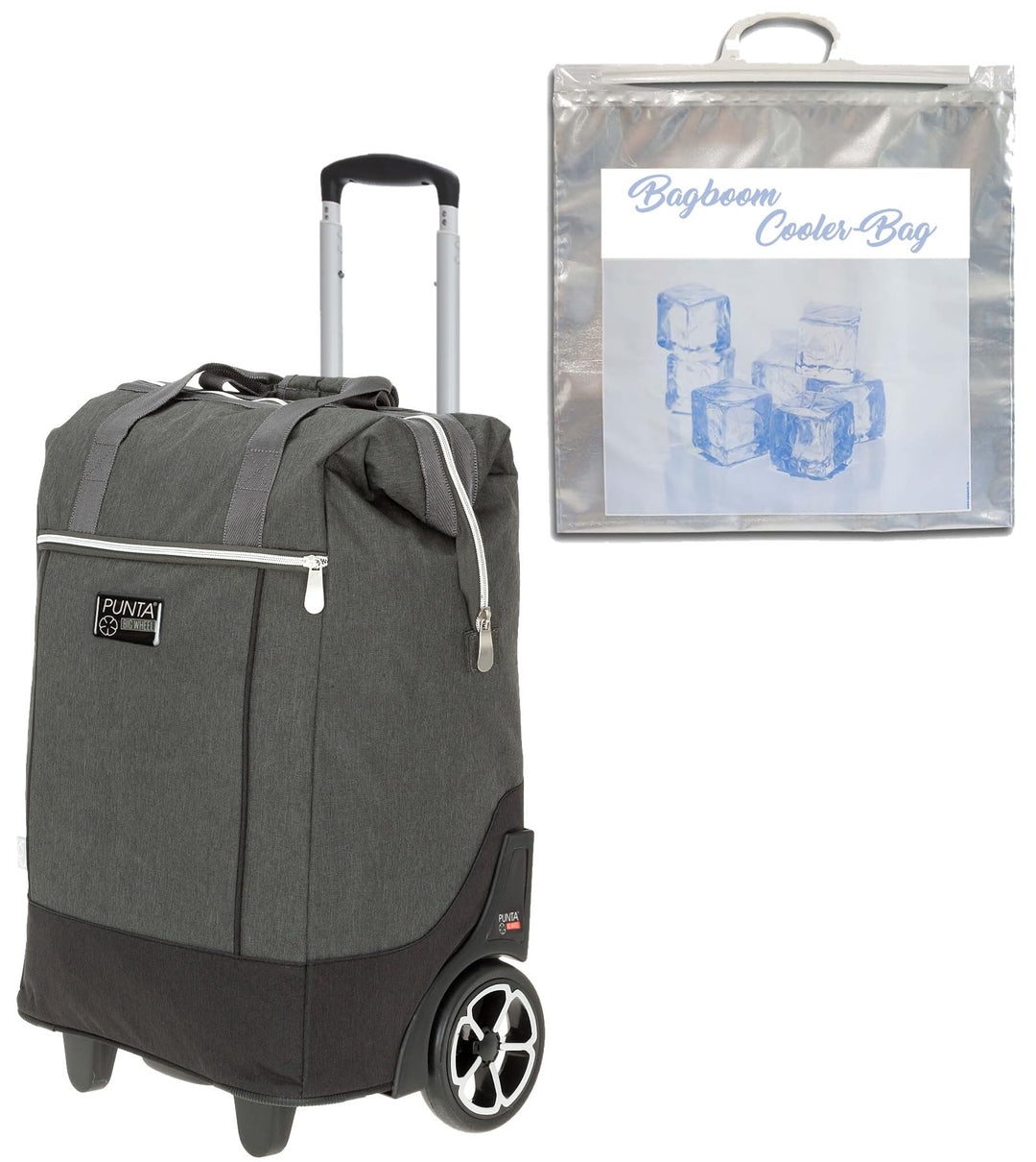 Punta Big Wheel Einkaufsroller Einkaufswagen Shopping Trolley Einkaufstrolley Trolly 10303 + Thermot