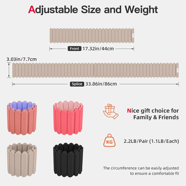 Abahub Magnetische Gewichte Hand Fuss Wrist Ankle Weights Handgelenk Gewichte für Beine und Arme Set
