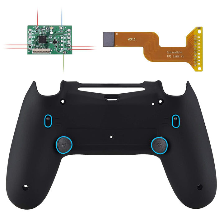 eXtremeRate DAWN2.0 FlashShot Trigger Stop Remap Kit für ps4 CUH-ZCT2 Controller,DIY-Ersatz Hülle Ge