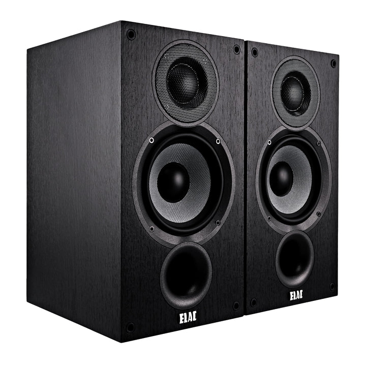 ELAC Debut 2.0 B5.2 Bücherregal-Lautsprecher, Schwarz, 1 Paar, Paar
