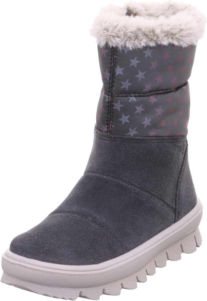 Superfit Mädchen Flavia Warm Gefütterte Gore-tex Schneestiefel 25 EU Grau 2000, 25 EU Grau 2000