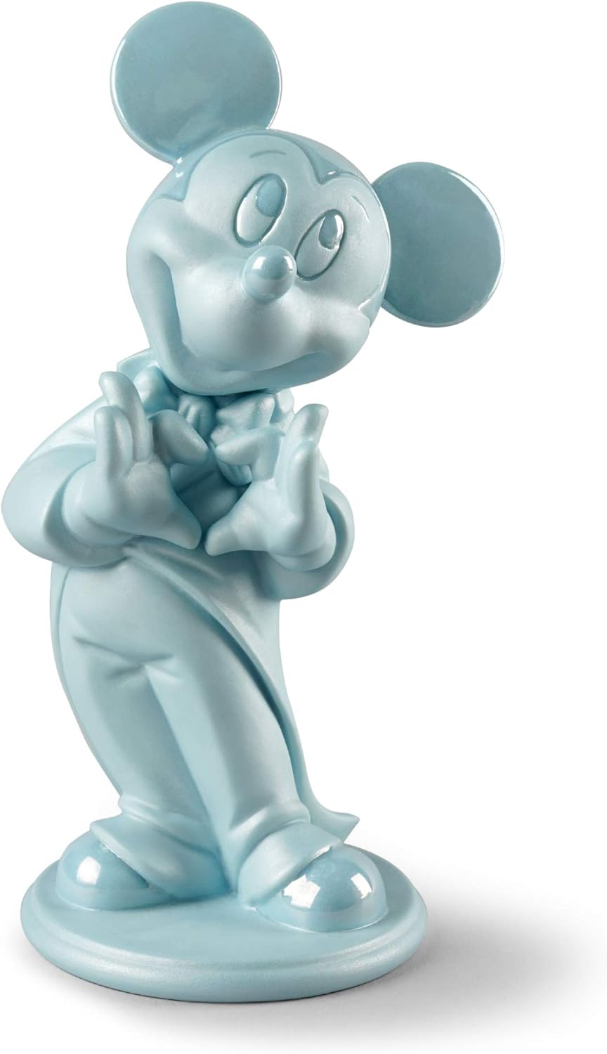 LLADRO Figur Mickey Mouse Blau Mickey Mouse Figur aus Porzellan