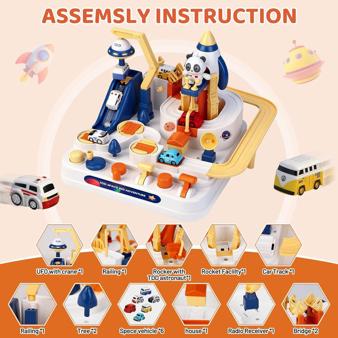 Auto Abenteuer Spielzeug,Kinder Spielzeugauto,Trackset,Montessori-Lernspielzeug,geeignet für Jungen
