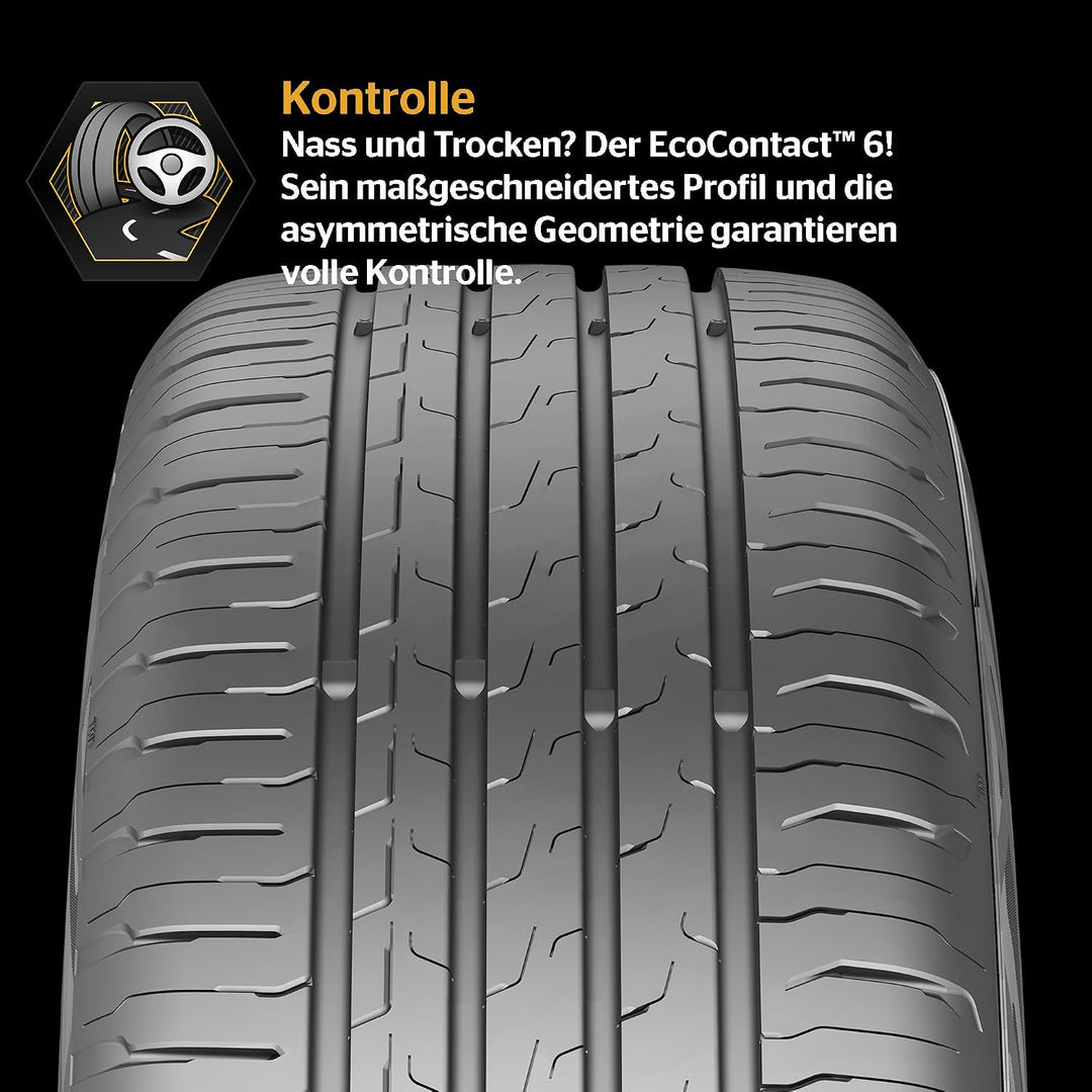 CONTINENTAL ECOCONTACT 6 - 195/65R15 91V - B/B/71dB - Sommerreifen