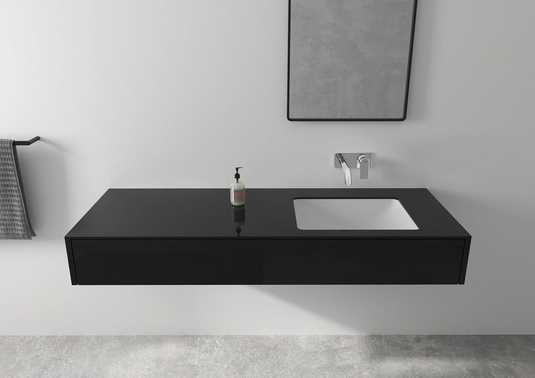 hansgrohe Waschtischarmatur Unterputz Vernis Shape, Wasserhahn Bad für Wandmontage, Badarmatur wasse