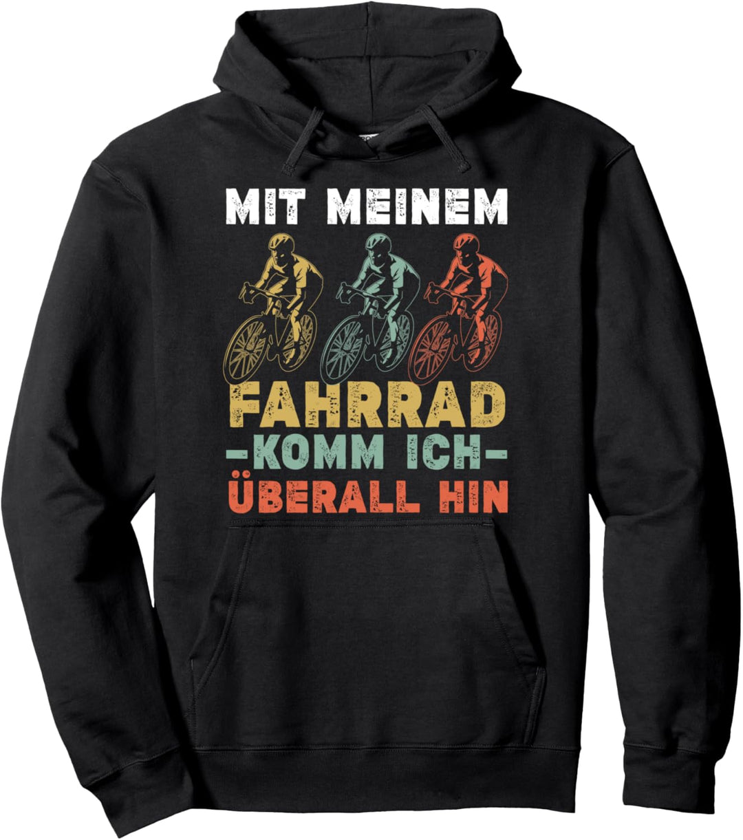 Lustiges Fahrradfahrer und Radtour mit dem Fahrrad Pullover Hoodie