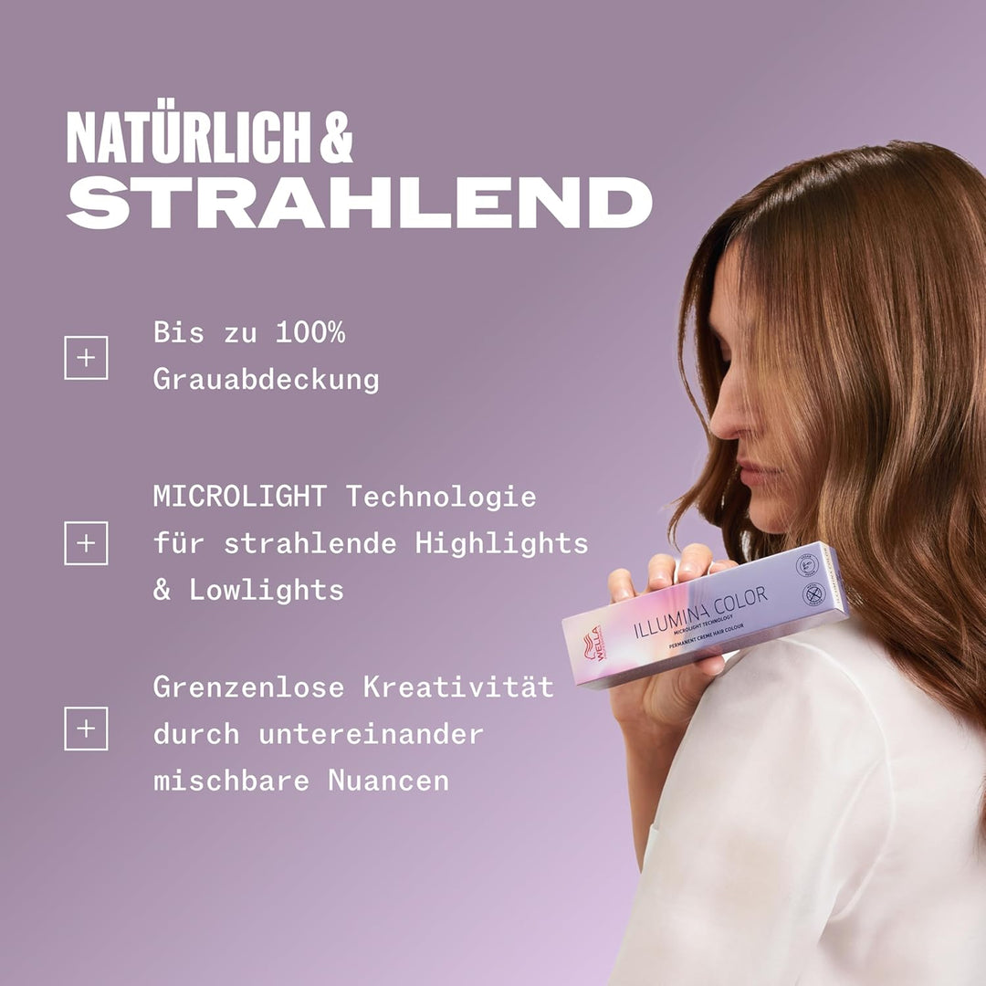 Wella Professionals Illumina Color – Permanente, vegane Premium-Haarfarbe mit lichtreflektierender T